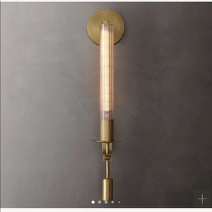 Restoration hardware sconces solid brass
